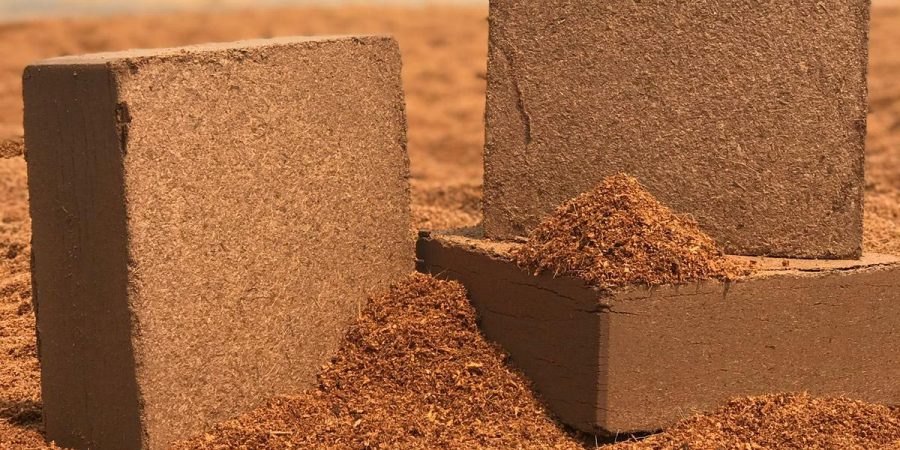 Image of blocks of coir.